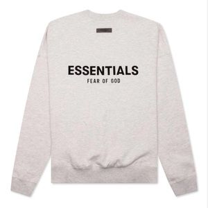 Fear of God Essentials Core Crewneck Light Oatmeal Size Large